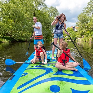 pujcovna paddleboardu Cesky Krumlov, Lipno, Vltava
