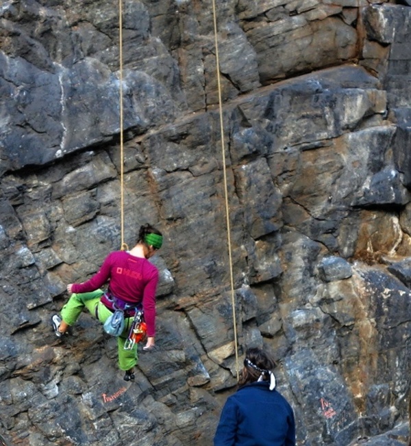 climbing lezení slaňování teambuilding Lipno Český Krumlov