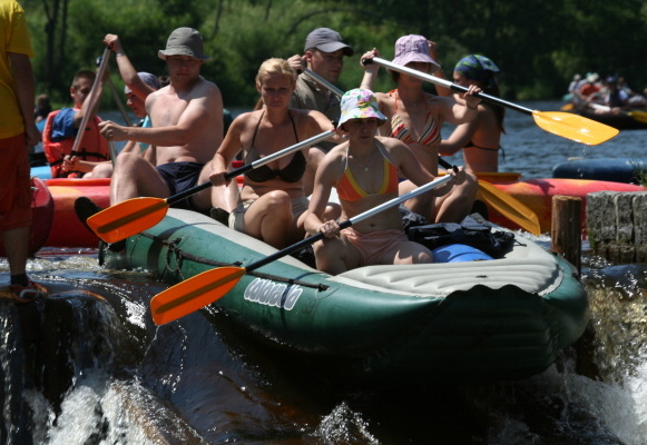 rafting na vltavě