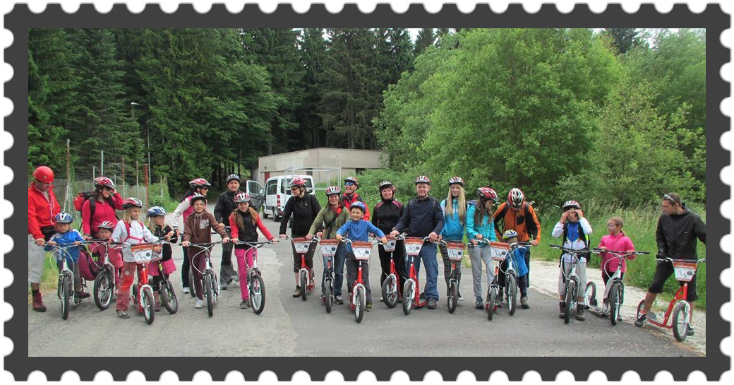 koloběžky Kleť půjčovna