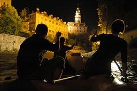 Noční rafting po Českém Krumlově